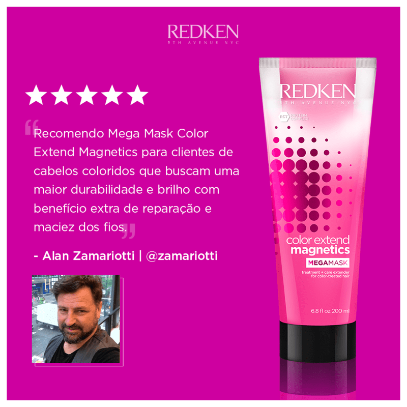 Redken Color Extend Magnetics Mega - Máscara Capilar 200ml