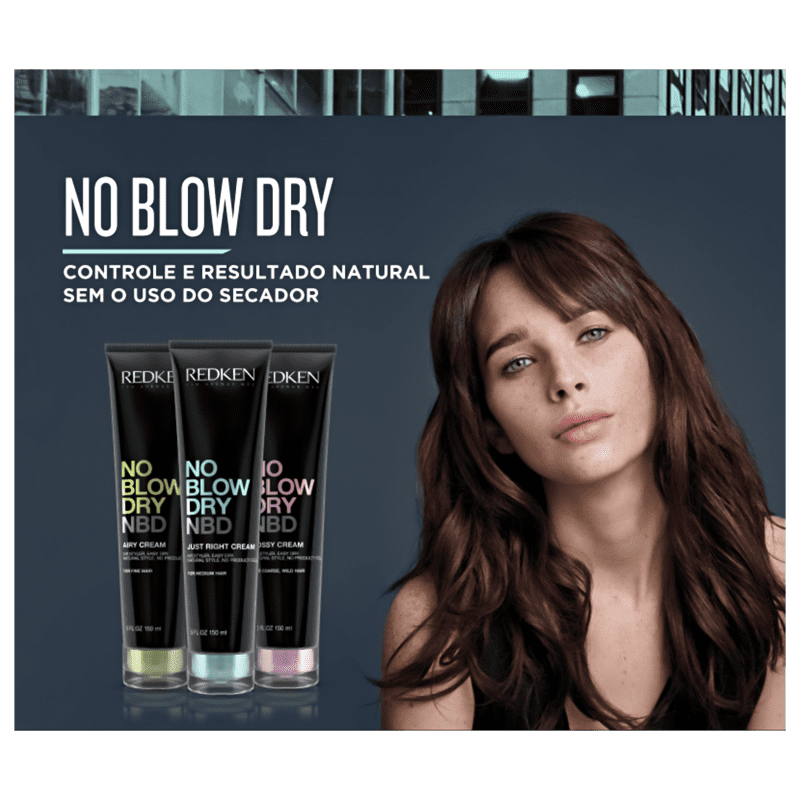 Redken No Blow Dry Bossy - Creme Acelerador de Secagem 150ml