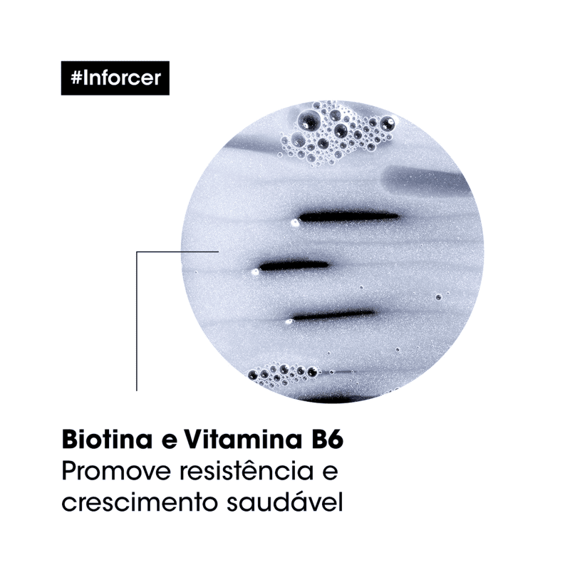 A fórmula do Shampoo Inforcer L'Oréa