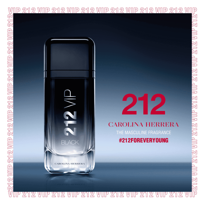 212 VIP Black Carolina Herrera Eau de Parfum - Perfume Masculino 200ml