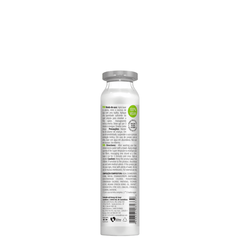 Inoar Cicatrifios Super Ampola - Tratamento Capilar 45ml