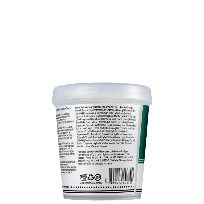 Lola Cosmetics Liso, Leve and Solto - Máscara Condicionadora 230g