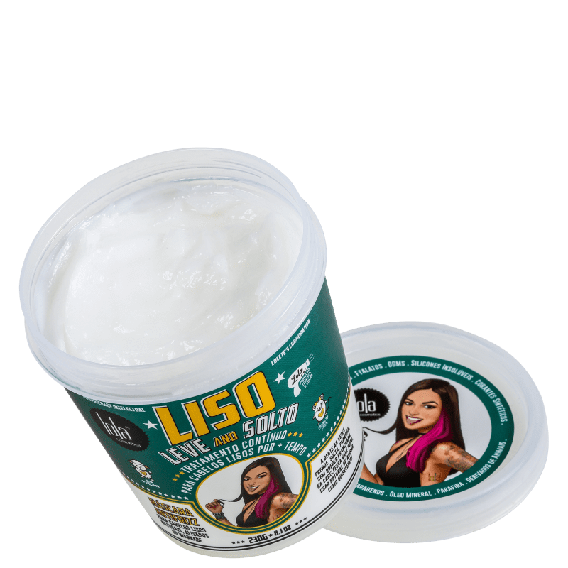 Lola Cosmetics Liso, Leve and Solto - Máscara Condicionadora 230g