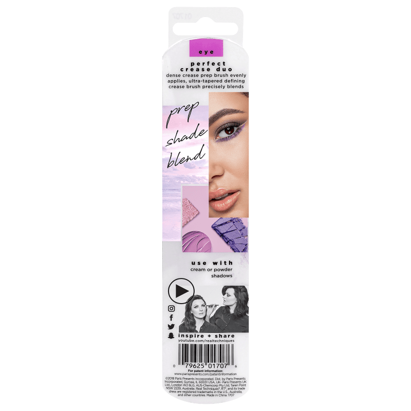 Kit de Pincéis Real Techniques Perfect Crease Duo (2 Produtos)