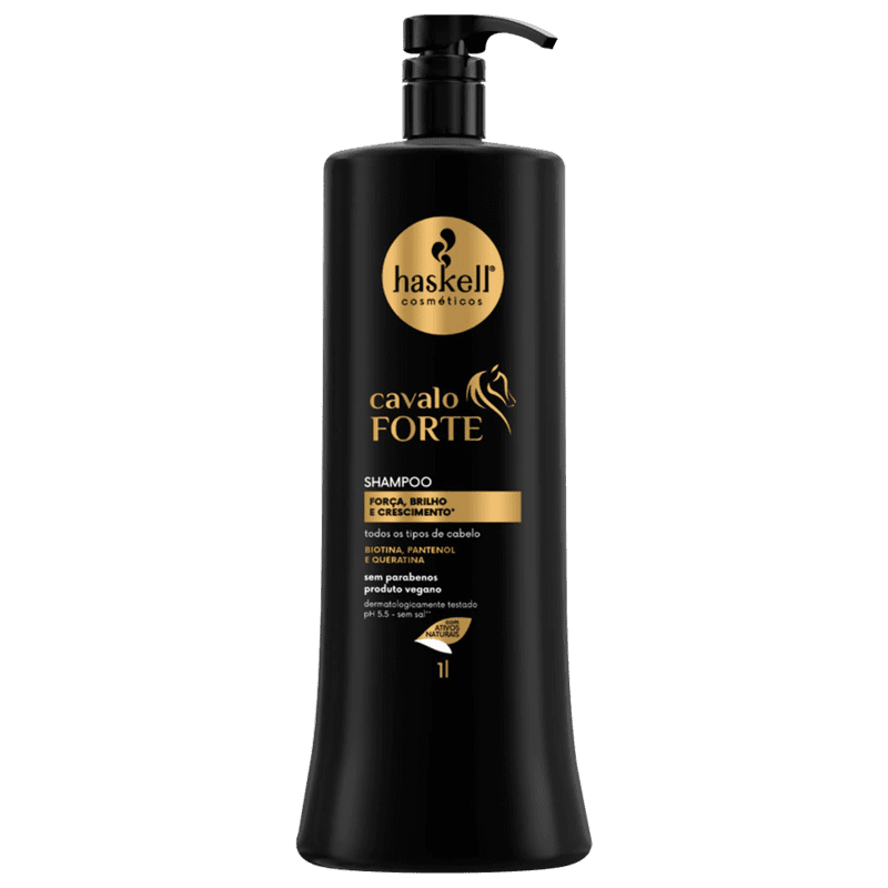 Haskell Cavalo Forte - Shampoo 1000ml Menor preço em Haskell Cavalo Forte - Shampoo 1000ml
