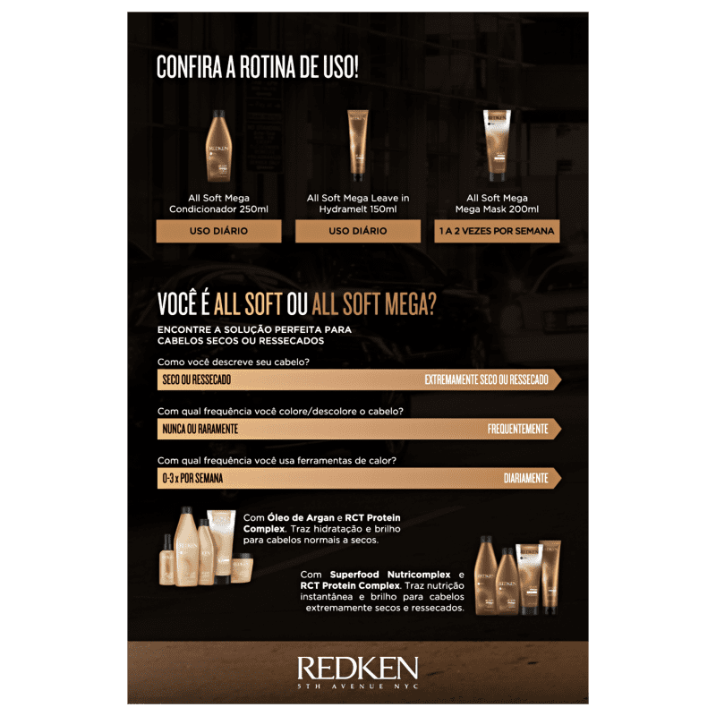 Redken All Soft Mega - Condicionador 1000ml