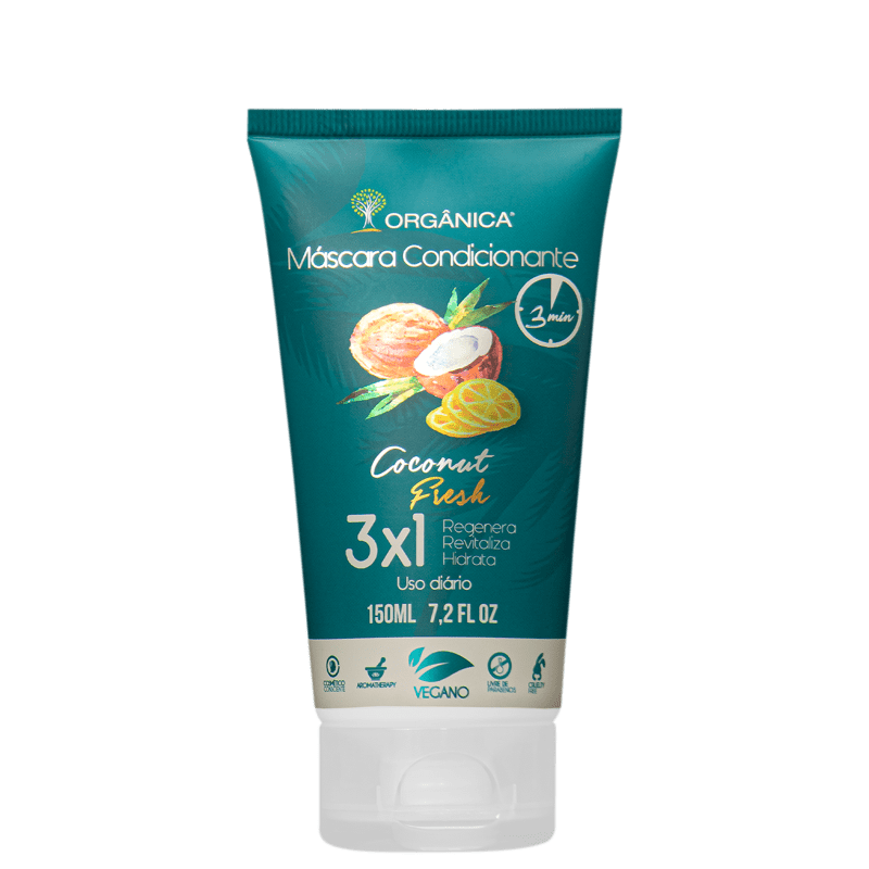 Orgânica Coconut Fresh 3x1 - Máscara Capilar 150ml