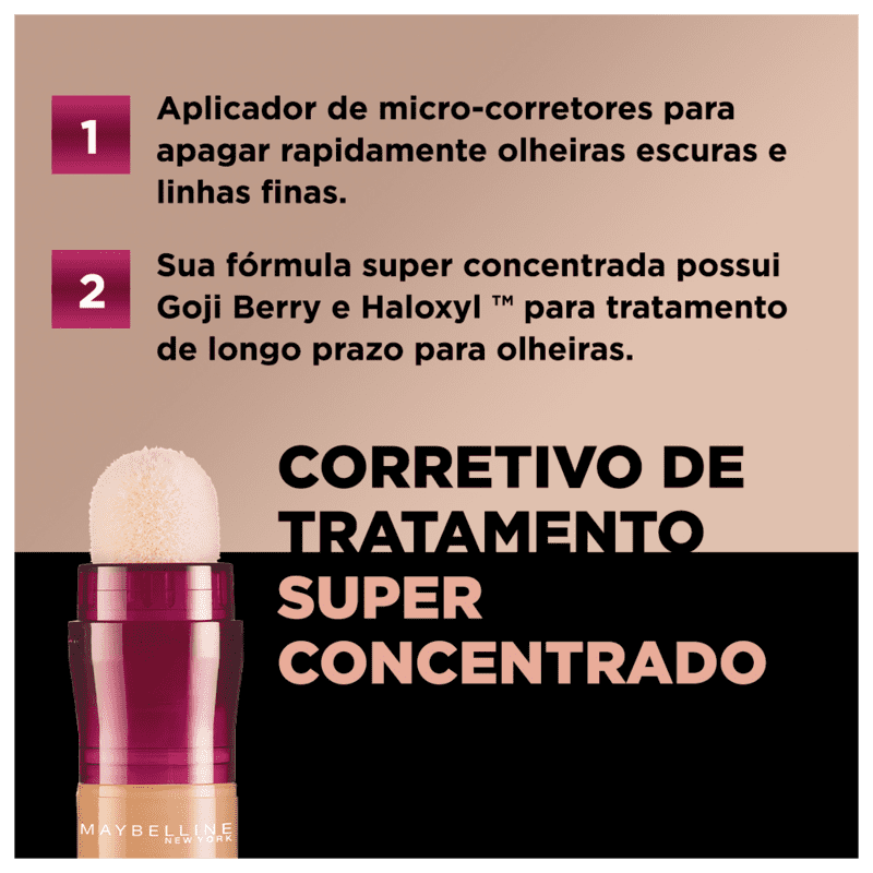 Maybelline Instant Age Rewind Eraser Dark Circles 110 Light - Corretivo Líquido 5,9ml