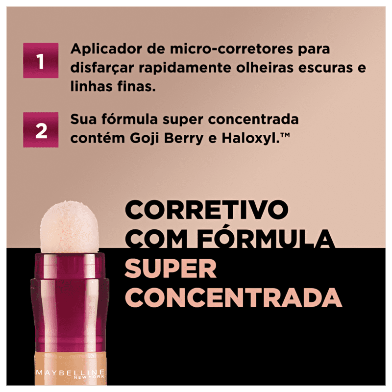 Maybelline Instant Age Rewind Eraser Dark Circles 130 Medium - Corretivo Líquido 5,9ml