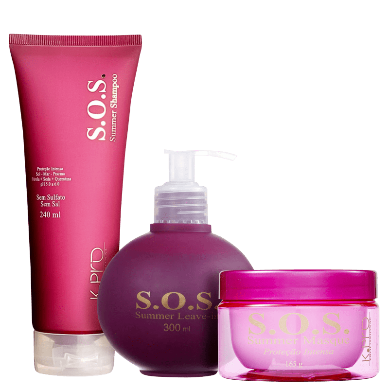 Kit K.Pro S.O.S. Summer (3 Produtos)