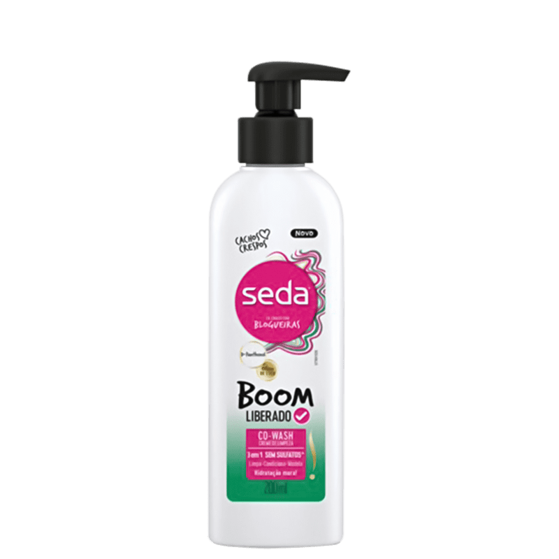 Co-Wash Creme de Limpeza Seda Boom Liberado 3 em 1 200ml
