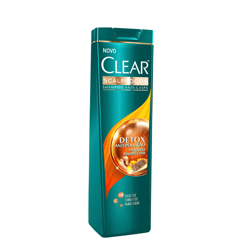 Shampoo Anticaspa Clear Detox Antipoluição 200ml