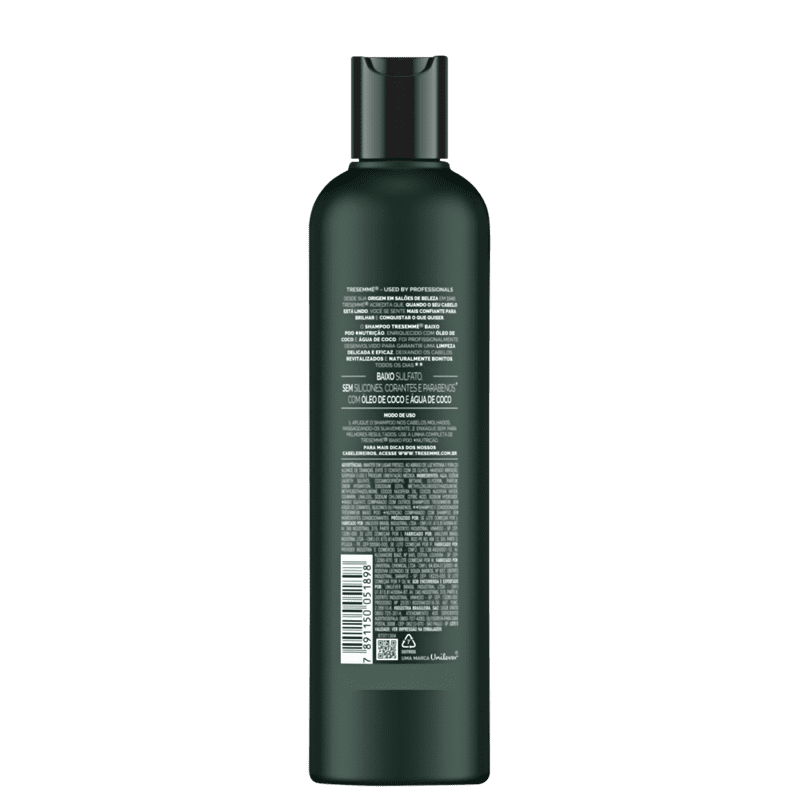 Shampoo TRESemmé Baixo Poo + Nutrição 400ml