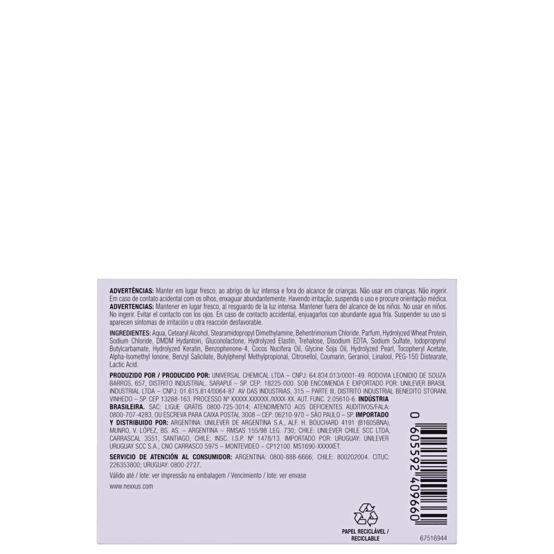 Máscara Capilar Nexxus Youth Renewal 190g