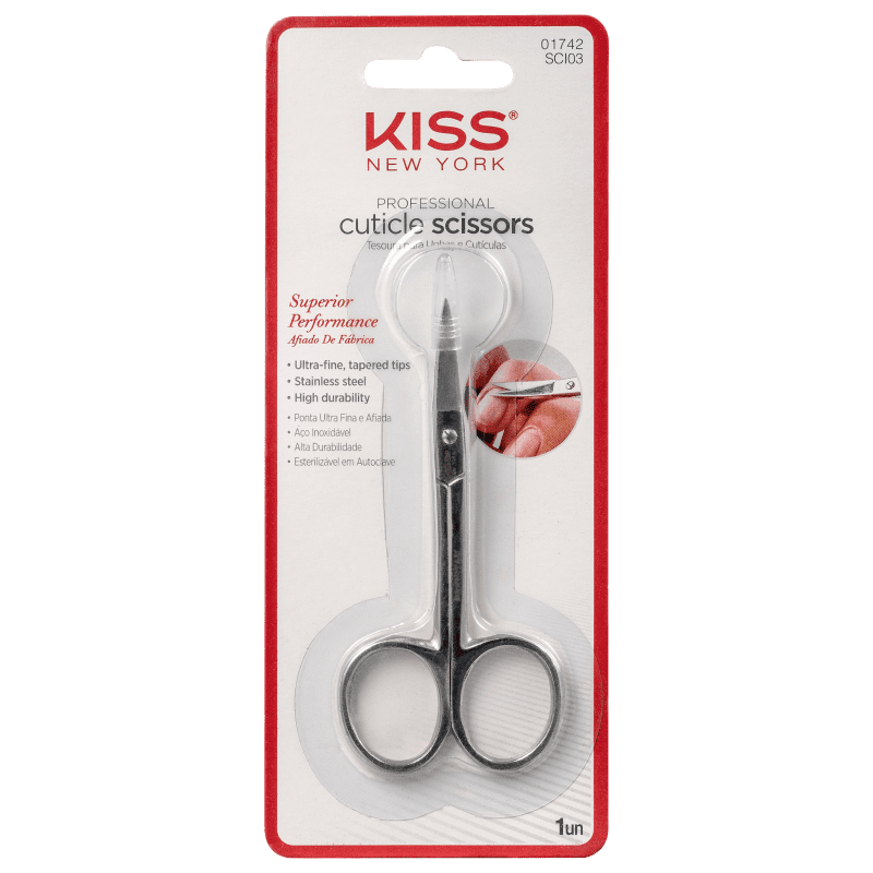 Kiss New York Professional - Tesoura de Cutícula 25g