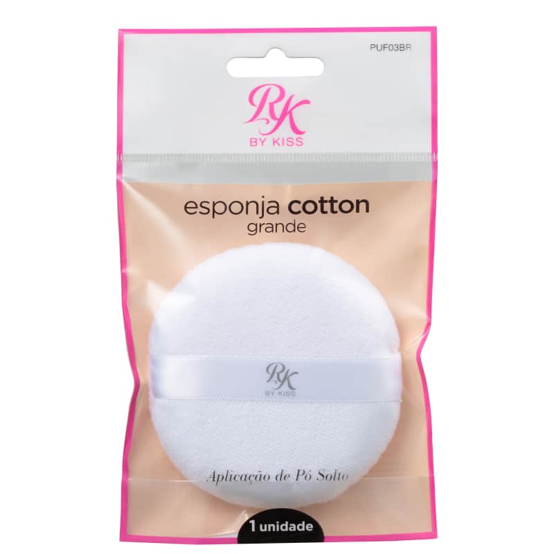 Kiss New York Ruby Kisses Cotton Grande - Esponja para Pó Solto 5g