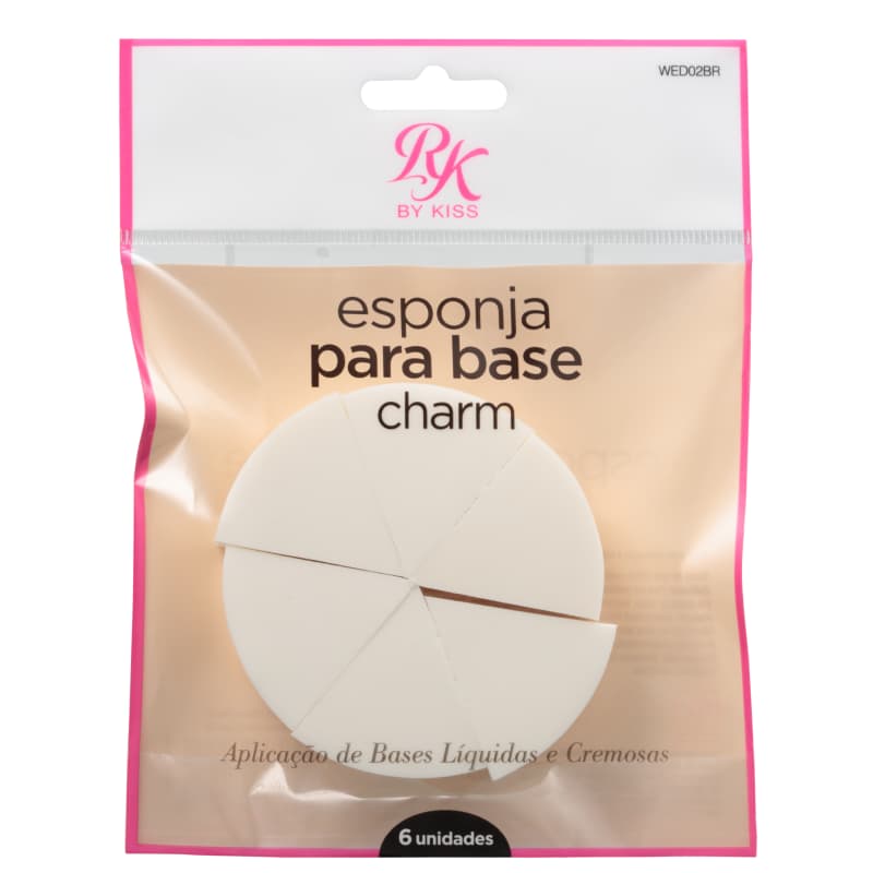 Kiss New York Ruby Kisses Charm - Esponja para Base (6 unidades)