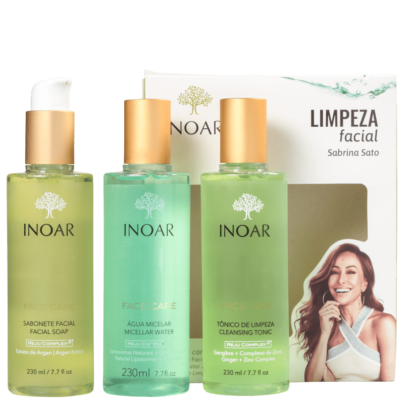 Kit Inoar Dermo Sabrina Sato Limpeza Facial (3 Produtos)
