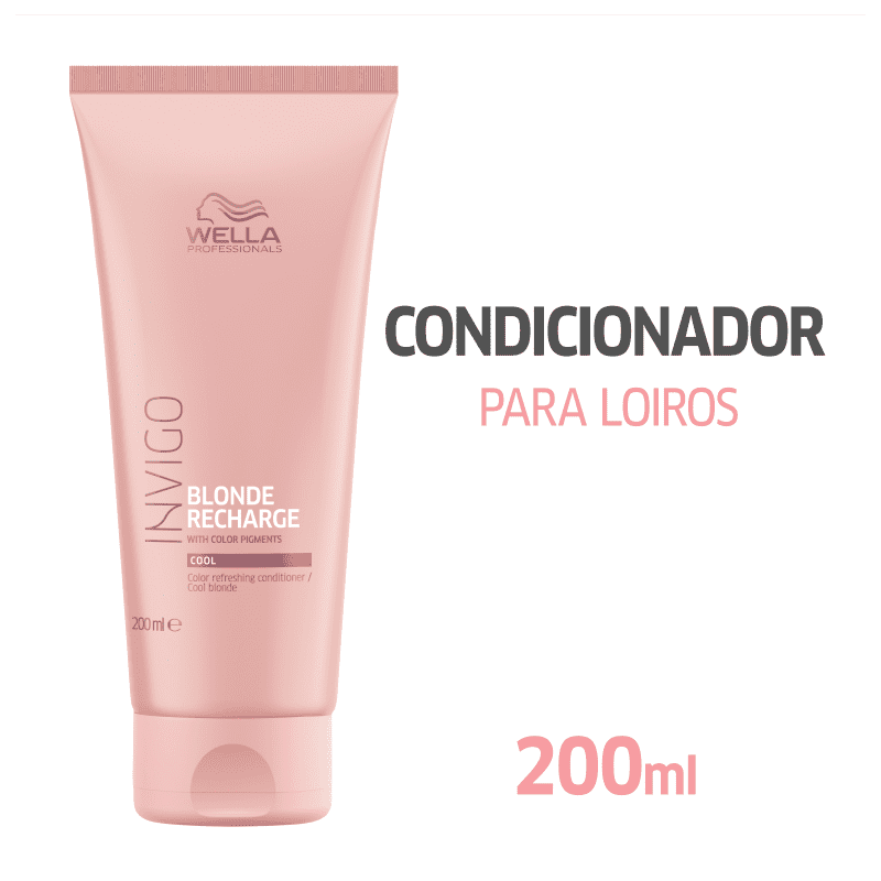 Wella Professionals Invigo Blonde Recharge - Condicionador Desamarelador 250ml