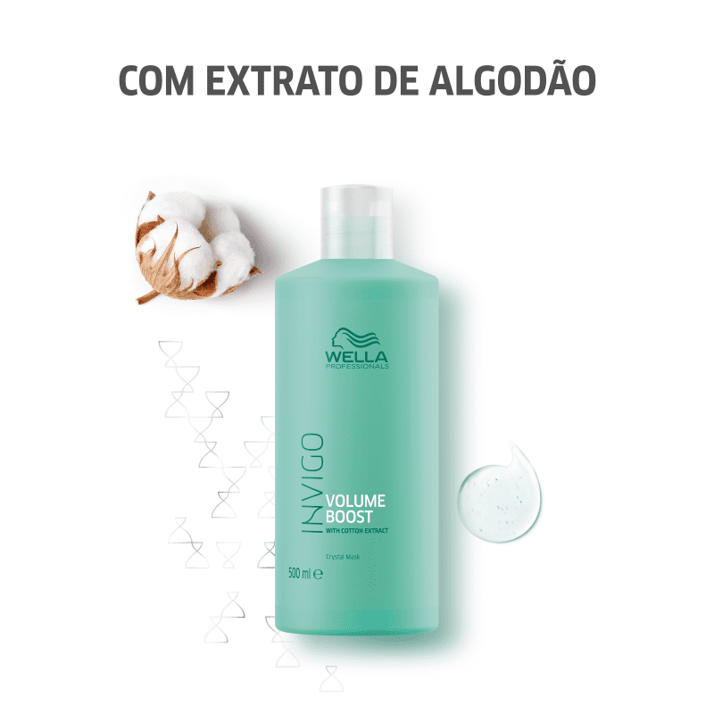 Wella Professionals Invigo Volume Boost Crystal - Máscara Capilar 500ml