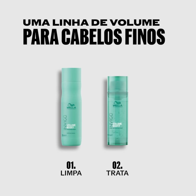 Wella Professionals Invigo Volume Boost Kristall Gel Maske – 2x145ml Für Mehr Volumen & Kämmbarkeit