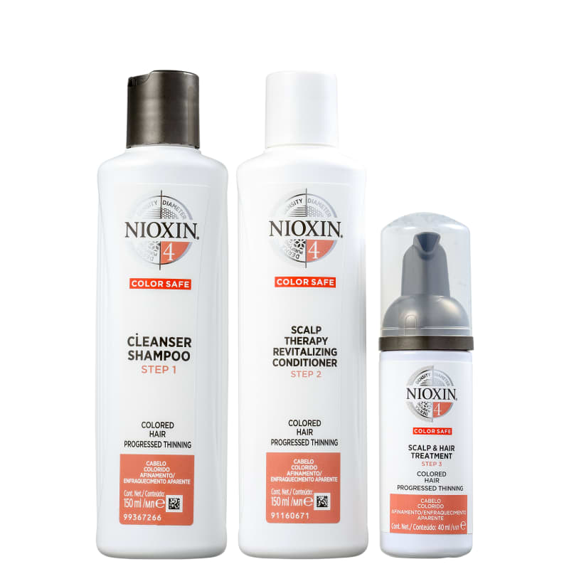 Kit Nioxin System 4 Small (3 Produtos) Menor preço em Kit Nioxin System 4 Small (3 Produtos)