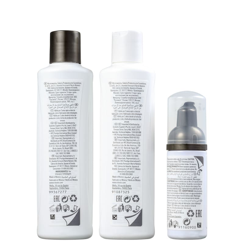 Kit Nioxin System 4 Small (3 Produtos)