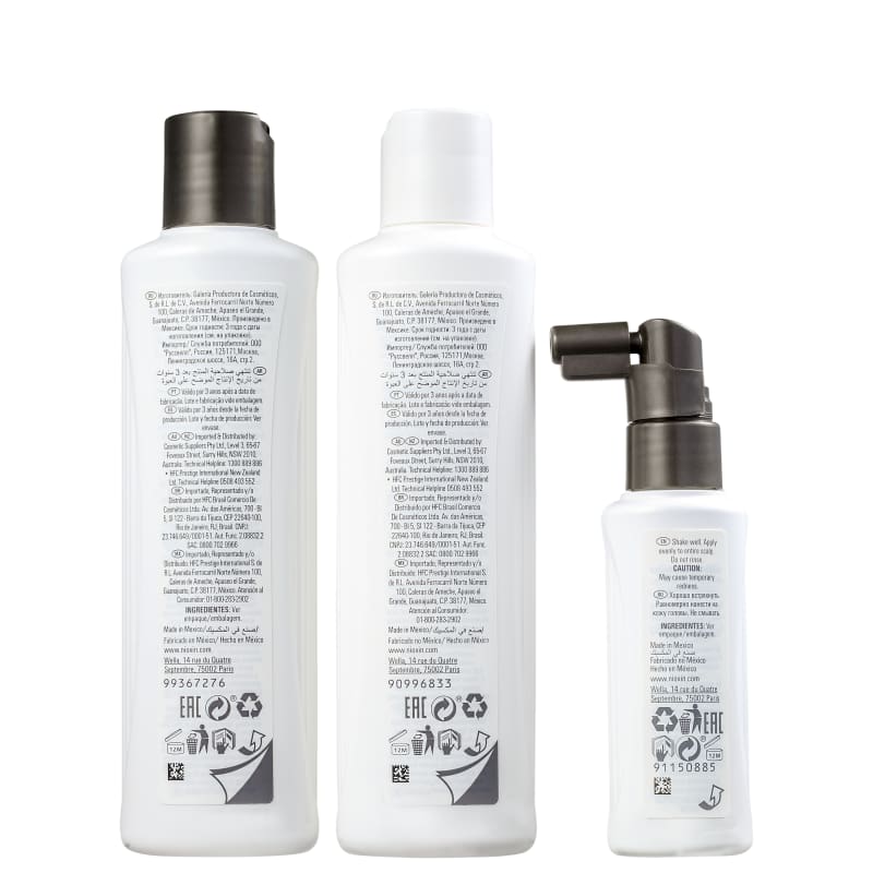 Kit Nioxin System 5 Small (3 Produtos)
