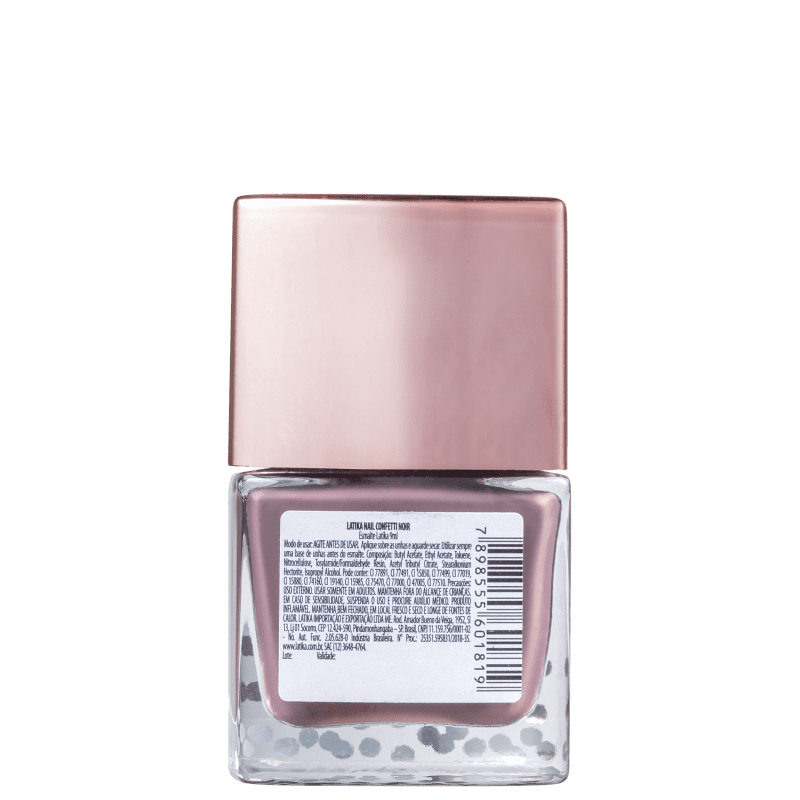 Latika Confetti Noir - Esmalte Cremoso 9ml