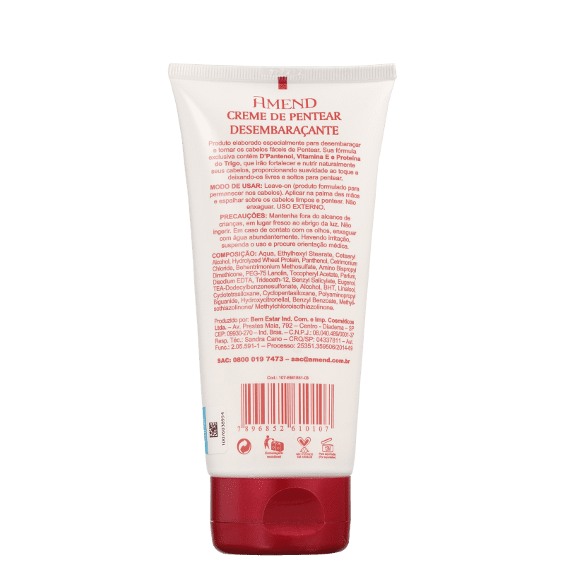 Amend Leave-On Desembaraçante - Creme de Pentear 180g