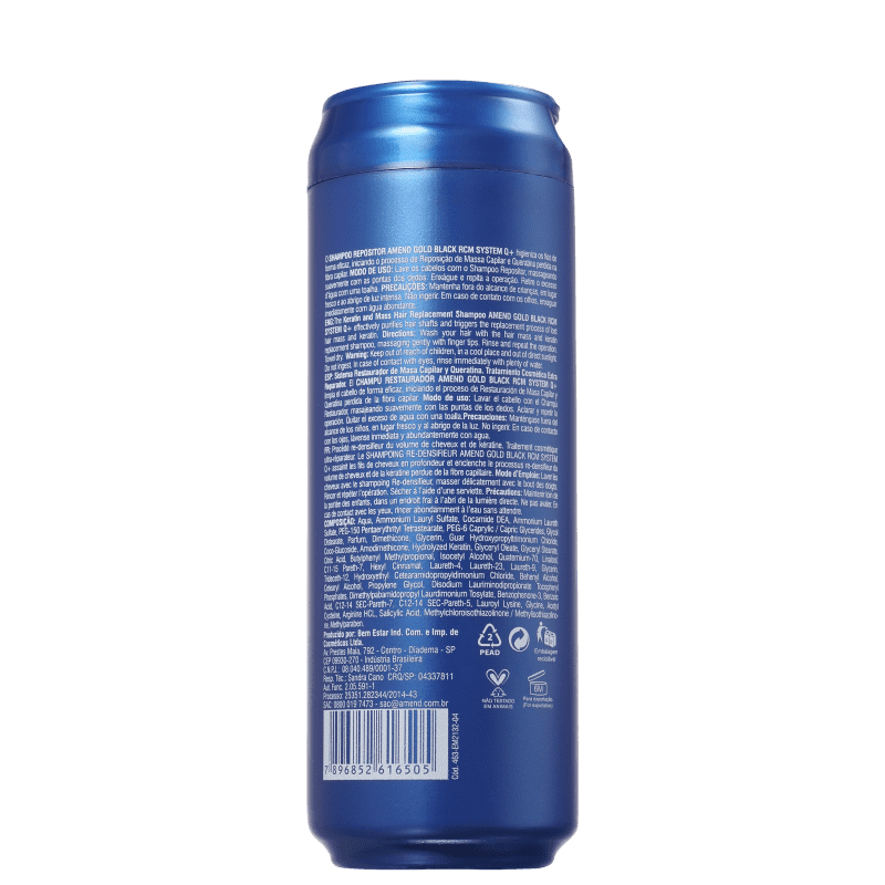 Amend Gold Black RMC System Q+ - Shampoo 300ml