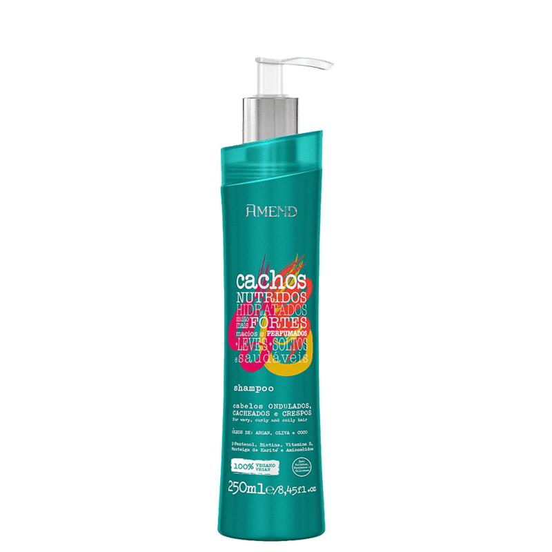 Shampoo Vegano InBlue Green Vegan 250ml Sem Sulfato Low Poo