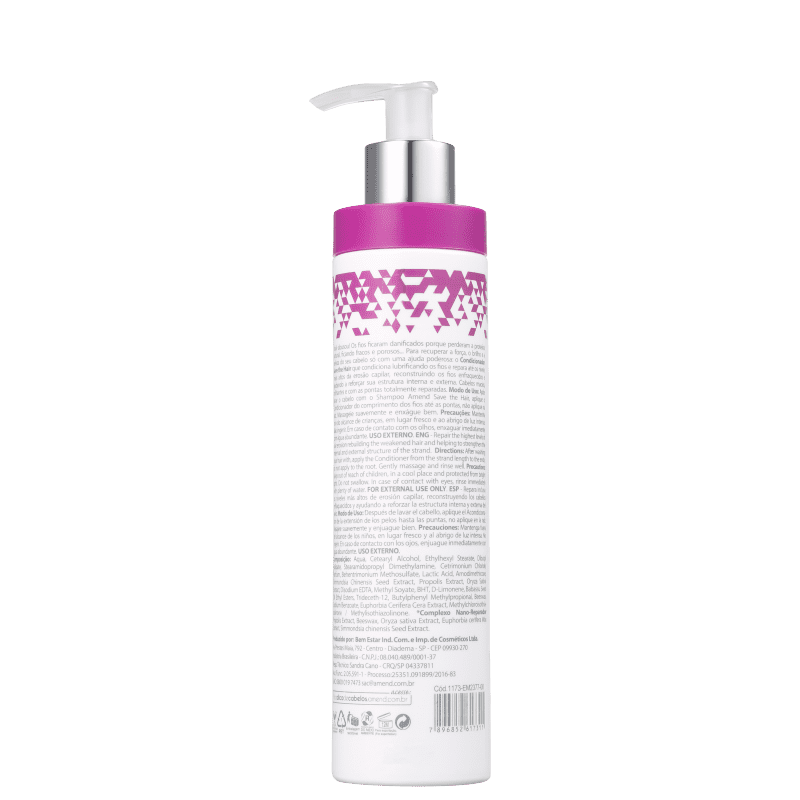 Amend #Ficaadica Save The Hair - Condicionador 250ml
