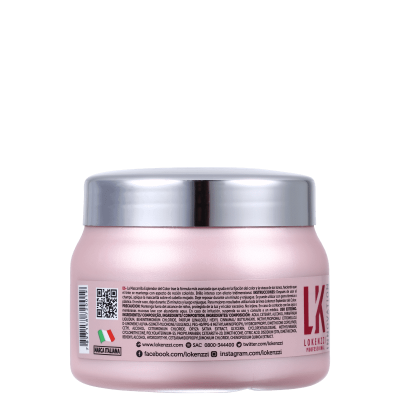 Lokenzzi Color Explendor - Máscara Capilar 250g