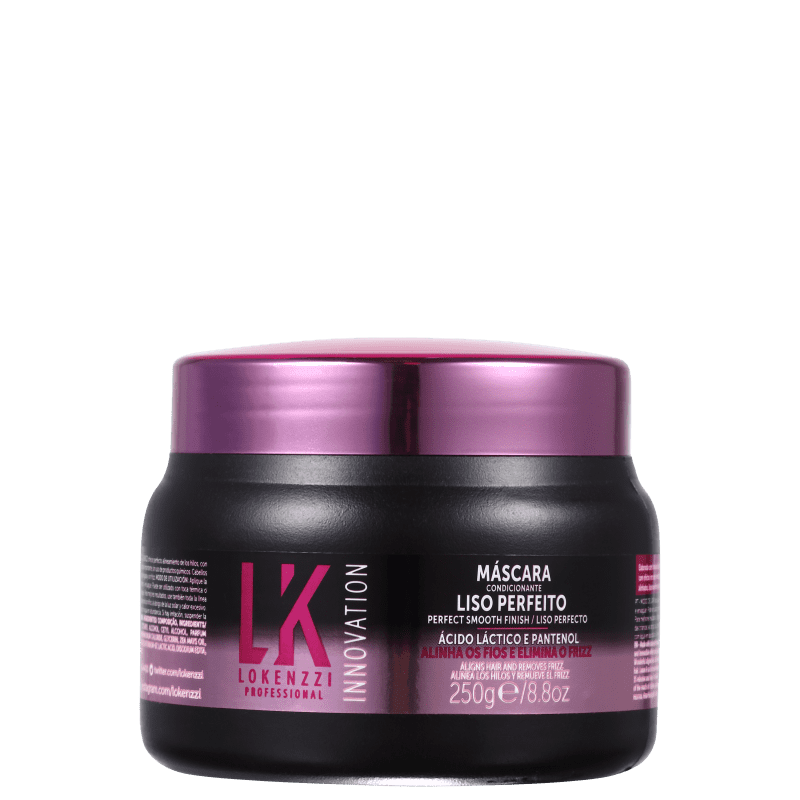 Lokenzzi Liso Perfeito - Máscara Capilar 250g