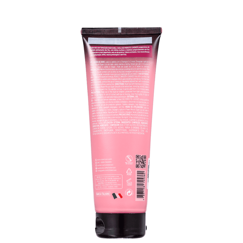 Lokenzzi Liso Perfeito Power Miracle - Máscara Capilar 200ml