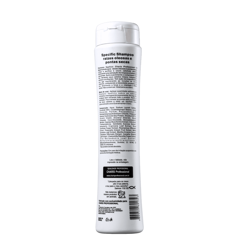 Charis Cabelos Oleosos e Pontas Secas - Shampoo 300ml