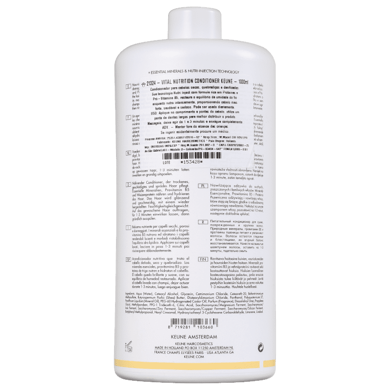 Keune Care Vital Nutrition - Condicionador 1000ml
