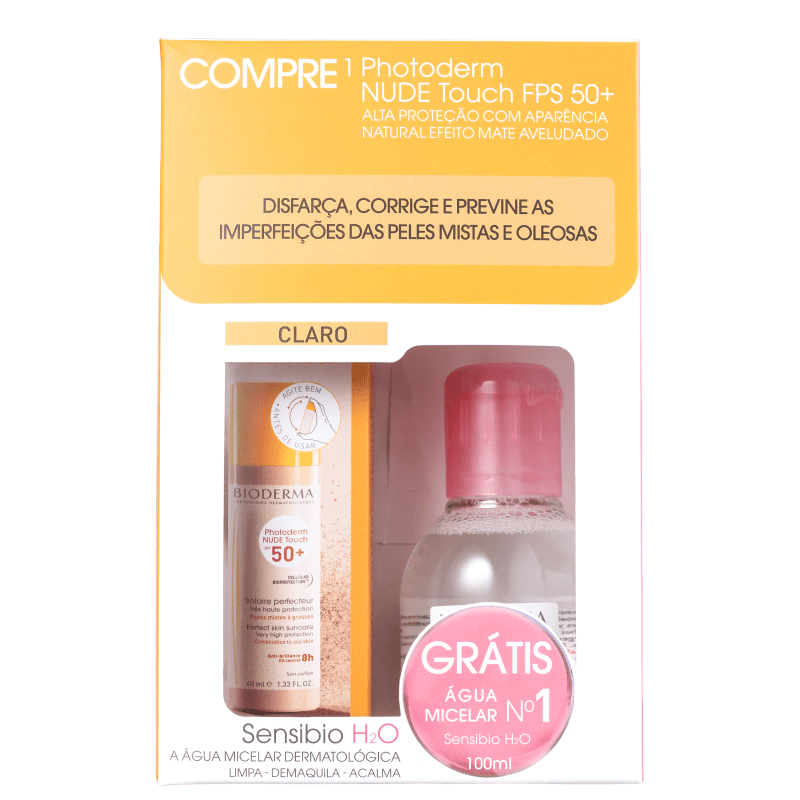 Kit Bioderma Photoderm Sensibio Claro (2 Produtos)