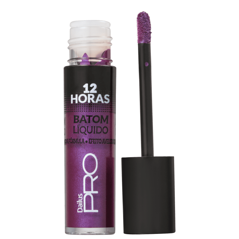 Dailus PRO 12 Horas 108 Violet Metalic - Batom Líquido 4,6g