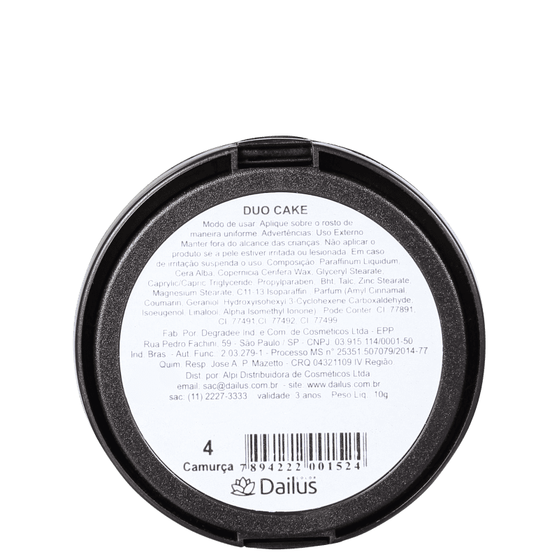 Dailus Duocake 04 Camurça - Base Cremosa 10g