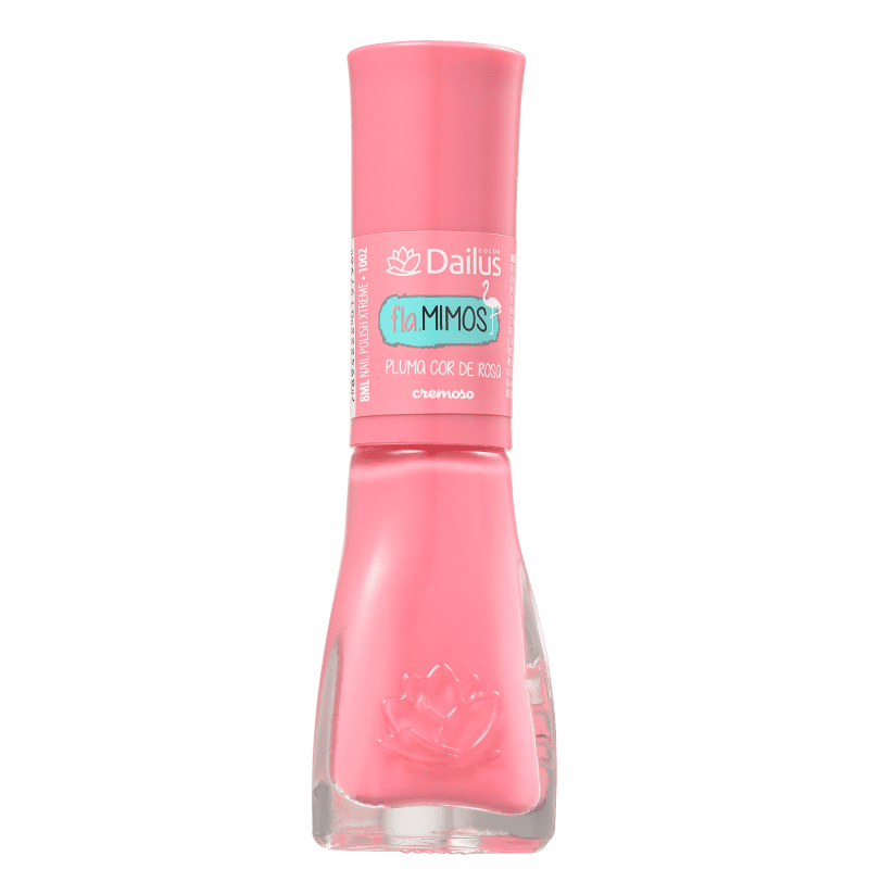 Dailus Fla.Mimos 02 Pluma Cor de Rosa - Esmalte Cremoso 8ml
