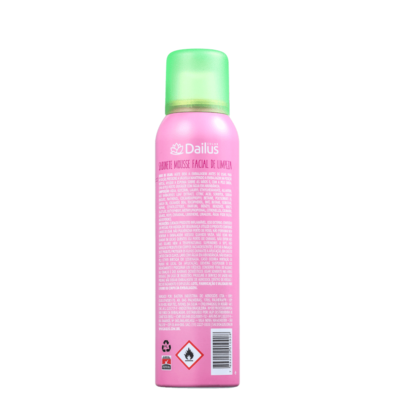 Dailus Tira Tudo - Sabonete Mousse Facial 150ml
