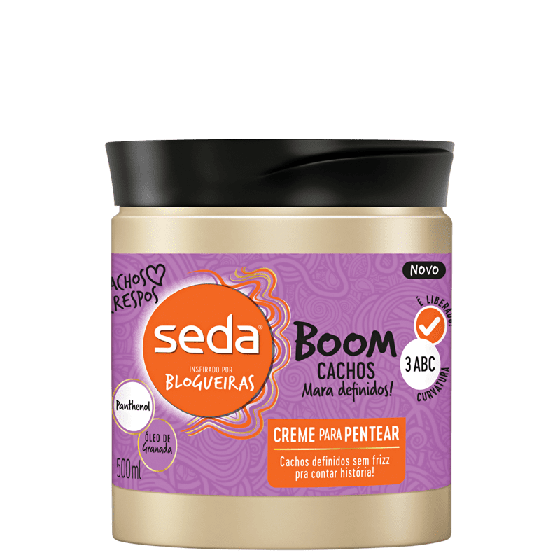 Seda Boom Cachos Mara Definidos - Creme para Pentear 500ml