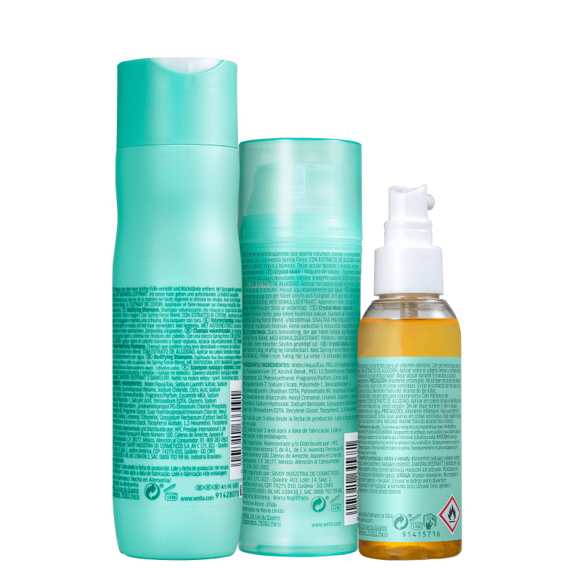Kit Wella Professionals Invigo Volume Boost Trio (3 Produtos)
