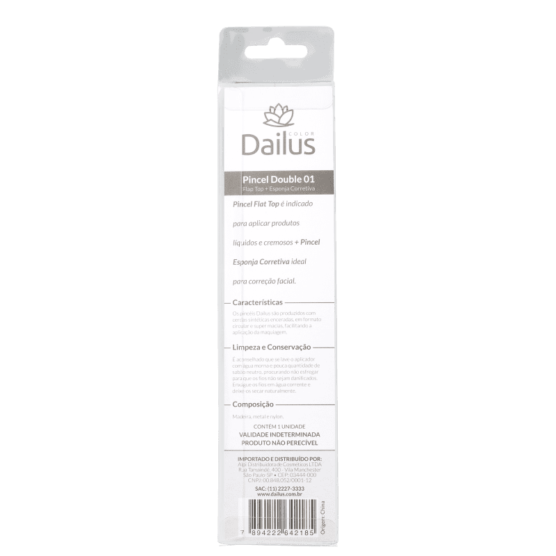 Dailus Double 01 - Pincel para Maquiagem