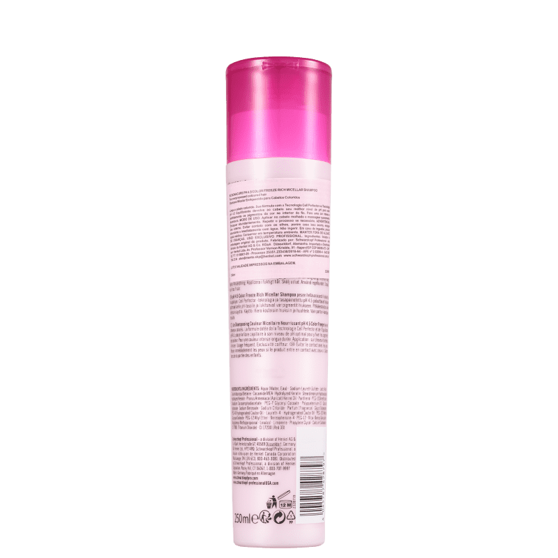 Schwarzkopf Professional BC Bonacure pH 4.5 Color Freeze Micellar Rich - Shampoo 250ml