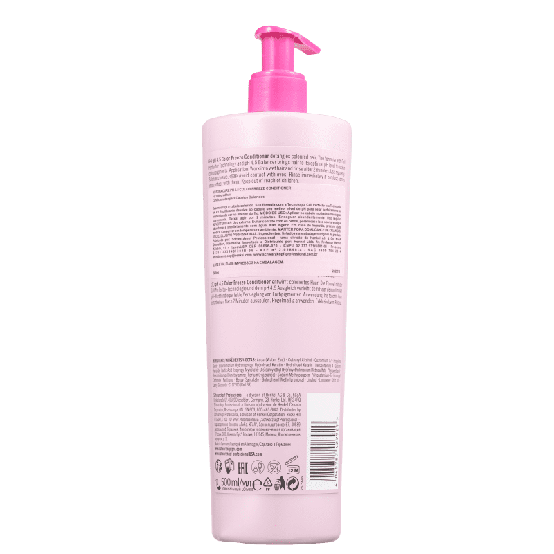 Schwarzkopf Professional BC Bonacure pH 4.5 Color Freeze - Condicionador 500ml