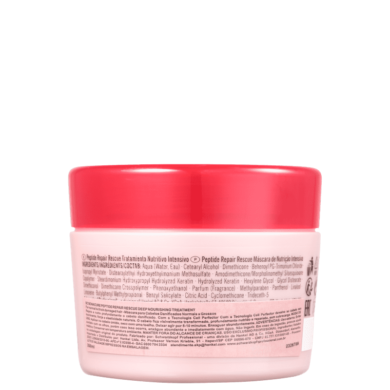 Schwarzkopf Professional BC Bonacure Peptide Repair Rescue Deep Nourish Treatment - Máscara Capilar 200ml