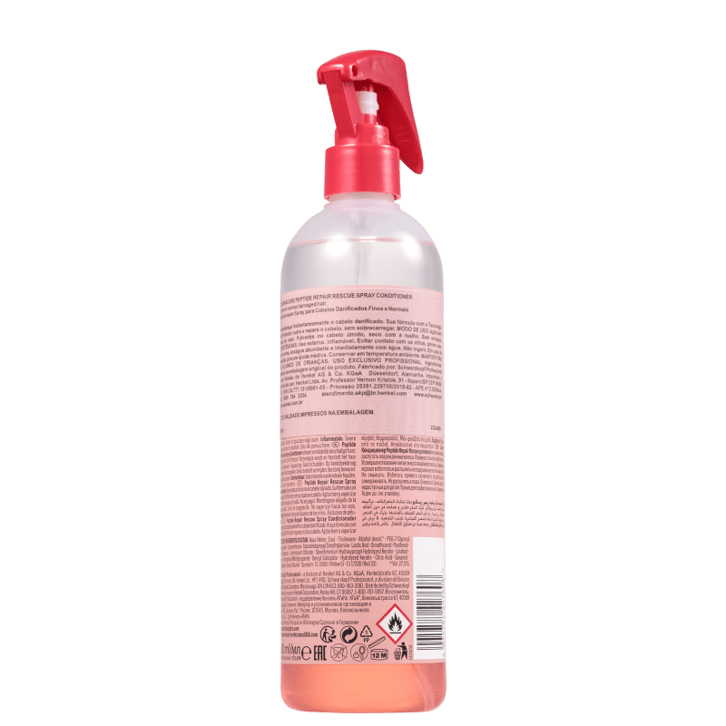 Schwarzkopf Professional BC Bonacure Peptide Repair Rescue - Spray Leave-in 400ml